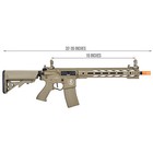 Lancer Tactical Aeg High Fps Proline M4 Spr Interceptor Airsoft Rifle Full Metal