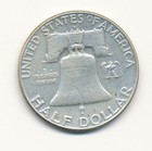 1961 D Franklin Silver Half Dollar