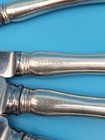 C 1942 Birks Sterling Silver Old English Dinner Knives H Monogram Steel Blades