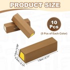 Pencil Erasers Rubber  10 Pcs Art Eraser Scented  Dark Brown yellow white