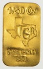 Merry Christmas Holiday 1   50 Oz Gold Bar Tgr 24  9999 Assay Stocking Stuffer