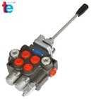 2 Spool Hydraulic Directional Control Valve 3600 Psi Bspp conversion Plug 11 Gpm