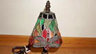 Vintage Stained Glass Tiffany Style Night Light 12  Dragonfly