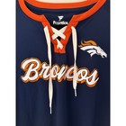 Fanatics Denver Broncos Women s Lace Up Jersey Shirt Size M Nwot  see Size Tag 