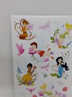 Disney Fairies Stickers Tinkerbell Silvermist Flora Iredesa Fawn Single Sheet