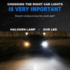 H11 Led Headlight Super Bright Bulbs Kit 6500k White 330000lm High low Beam