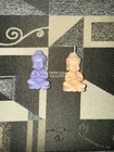 Meditating Buddha Candles -  2 Candles   Vanilla Scented 