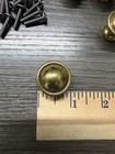 12 Vintage Keeler Brass Antique Finish Cabinet Door Knob Pull Handle Round 1     8