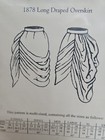 Truly Victorian 1870 Trained Skirt Ensemble Sewing Pattern Tv208 Uncut  New