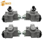 Front Brake Wheel Cylinders   Shoes Kit For Yamaha Big Bear 350 Yfm350 1989-1998