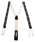 Trafalgar Calvin Curtis Limited Edition  serenade  Silk Suspenders Braces 1 3 8 