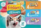 Purina Friskies 5 5 Oz Canned Wet Cat Food - Chicken And Turkey Variety Pack 12