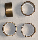 Oilite Bronze Bushing   aa-1110-8  1 Id X 1 1 8 Od X 1 2 Long  New   lot Of 4 