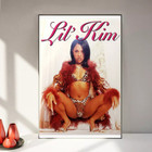 Lil  Kim Hard Core Music Album Poster  1996 Rap Hip Hop Vintage 90s Music Poster