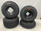 Dwt A5 Black Front Rear Rims Wheels Sunf A035 Tires Honda Trx 450r 400ex 250r