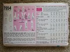 Vtg Simplicity Sewing Pattern  7954 Skirt bell Bottom Pants Size 12 Uncut 1968