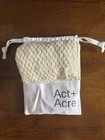 Act acre Microfiber Hair Towel  Standard Size  Brand New  In A Linen Pouch