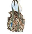 Offhand Designs Daisy Wine project Bag  Tapestry Fabric  Limited  Reversible