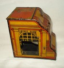 Vintage Girard Model Works Inc Get Rich Quick U s  Mint Tin Litho Toy Bank