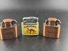  3  Vintage Camel Brand Collectible Cigarette Lighters