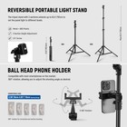 Neewer 2 Pack 15w 10 8  Led Video Light Panel Lighting Kit With Tripod Stands