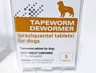2 Elanco Tapeworm Dewormer Of 5 Tablets Box For 34mg Dogs - Exp 04 27