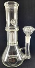 8  Clear Tobacco Hookah Water Pipe Bong Glass    Free Screens 