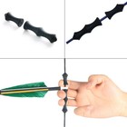 1 Set Bow String Finger Savers guard tab Soft Silicone For Archery Recurve Bow