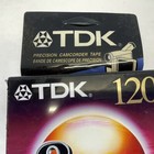 Tdk 8mm 120 Mp Premium Hi8 Camcorder Video Blank Tapes 120mp Sealed 2-pack