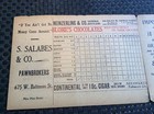1904 Baltimore Orioles Base Ball Club Program With Robinson Blome s Chocolates