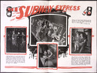 1931 Subway Express Mystery Play Erlanger Theater Chicago Il Flyer