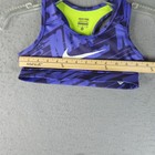 Nike Pro Hypercool Sports Bra Youth Girls Medium Purple Blue Racerback