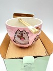 Pusheen The Cat Ramen Bowl With Chopsticks New In Box Enesco