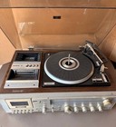      Vintage Zenith Stereo System Is-4180     Turntable   Am fm   8-track     Working