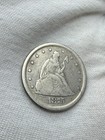 1875-s 20c Twenty Cent Piece In Fine Condition  Natural Color  No Issues N141