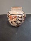 Hopi Pottery Vase By Fawn Navasie - 8 Inches Tall