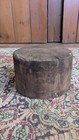 Antique Early Primitive Wood Head Form Hat Mold 6 75  Patina