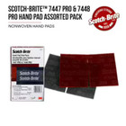 3m Scotch-brite 64933 Pro Hand Pad Trial Pack  1ea 7447 Pro   1ea 7448 Pro Pad 