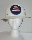 Vintage Wwii Office Of Civil Defense Metal Helmet W Liner Air Raid Ww2 Steel Nos
