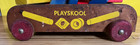 Vintage  Playskool Wood Wagon With Wood Blocks - In Need Of Tlc