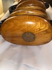 2 Nautical Double Sheave Pulley  Wood   Metal Maritime  Ship  Sailing  Boat