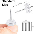 Outus 50 Sets Magnetic Push Pin Magnet Thumb Tack Poster Hanger Thumb Tacks For
