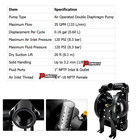 1  Operated Double Diaphragm Pump 120 Psi For Ingersoll Rand Aro 666100-244-c Us