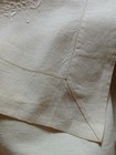 Antique French Linen Bed Sheet 