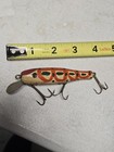 Old Vintage Antique  Hand Carved Made Painted Wood Folk Art Fishing Lure Plug
