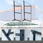 2 Pairs Cargo Shipping Container Shelving Shelf Brackets Powder Coated Universal