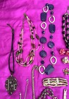 35 Pc Lot Vintage Modern Estate Mixed Jewelry Over 2lb Necklace Watch Pin Etc