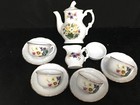 Vtg Fine Porcelain Child-sized Tea Set For 4 From Germany-good Condition