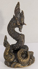 Naga Snake Serpent Dragon Phayanak Thai Buddhist Amulet Miniature Statue  1 7 