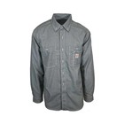 Carhartt Fr Men s Grey Shirt Flame Resistant Long Sleeve Lightweight  s01 